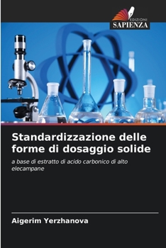 Paperback Standardizzazione delle forme di dosaggio solide [Italian] Book