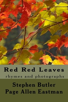 Paperback Red Red Leaves: rhymes and photographs Book