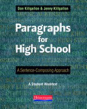 Paperback Paragraphs for High School: A Sentence-Composing Approach Book