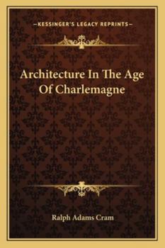 Paperback Architecture In The Age Of Charlemagne Book