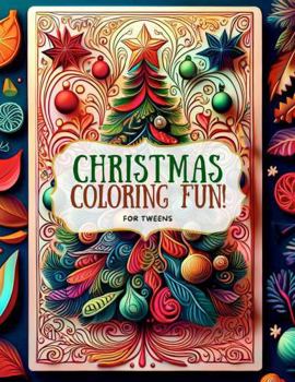 Hardcover Christmas Coloring Book for Tweens Book