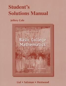 Paperback Student Solutions Manual for Basic College Mathematics Book