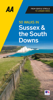 Paperback 50 Walks in Sussex Book