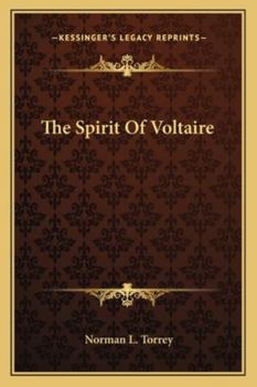 Paperback The Spirit Of Voltaire Book