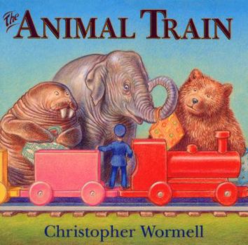 Paperback Animal Train Book