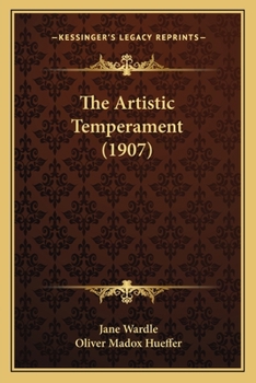 Paperback The Artistic Temperament (1907) Book