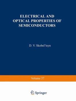 Paperback Electrical and Optical Properties of Semiconductors Book