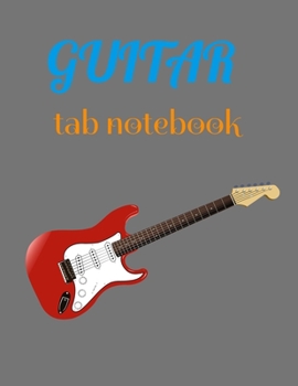 Paperback Guitar Tab Notebook: Tablature for Guitar Manuscript Black (8.5"x11" - 150 Pages) Book