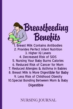 Breastfeeding Benefits Nursing Journal: Lactation Consultant Notebook