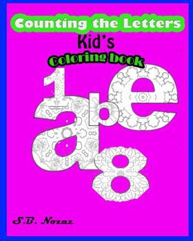Paperback Counting the Letter: Kid's Coloring Book