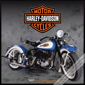 Harley-Davidson 2027 12 X 24 Inch (Hanging) Monthly Square Wall Calendar Plastic-Free
