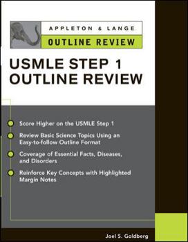 Paperback Appleton & Lange Outline Review for the USMLE Step 1 Book