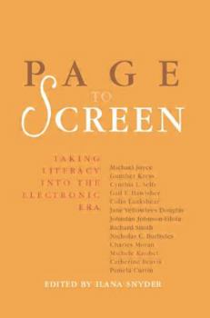 Paperback Page to Screen: Taking Literacy into the Electronic Era Book