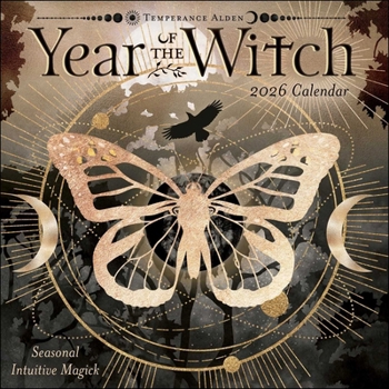 Calendar Year of the Witch 2026 Wall Calendar: Seasonal Intuitive Magick Book