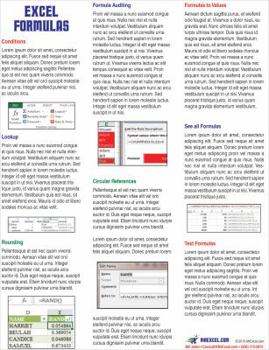 Paperback Excel Formulas Laminated Tip Card: Formulas & Functions from Mrexcel Book