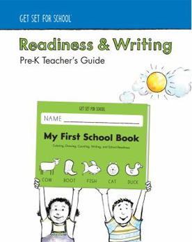 Spiral-bound Learning Without Tears - Readiness & Writing Pre-K Teacher's Guide, Current Edition - Get Set for School Series - Pre-K Writing Book - Pre-Writing Skills - for School or Home Use Book