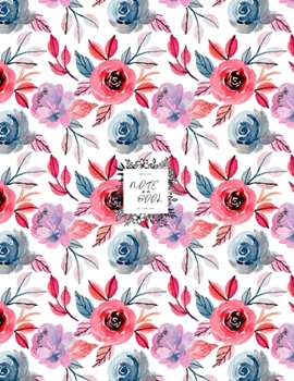 Notebook: Red Rose Notebook : Cute gift for Women and Girls | 8.5 x 11 – 110 College-ruled - Journal, Notebook, Diary, Composition Book