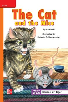 Spiral-bound Reading Wonders Leveled Reader the Cat and the Mice: Approaching Unit 2 Week 2 Grade 2 Book