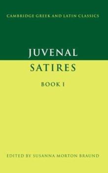 Hardcover Juvenal: Satires Book I Book