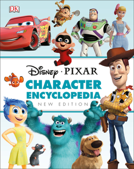 Hardcover Disney Pixar Character Encyclopedia New Edition Book