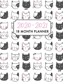 Paperback 2020-2021 18 Month Planner: Weekly & Monthly Planner for July 2020 - December 2021, MONDAY - SUNDAY WEEK + To Do List Section, Includes Important Book