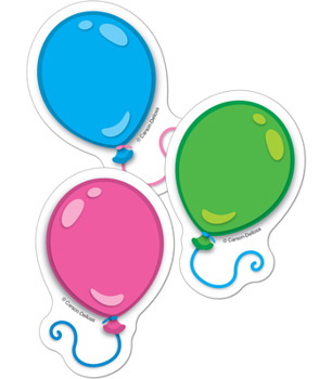 Misc. Balloons Mini Cutouts Book