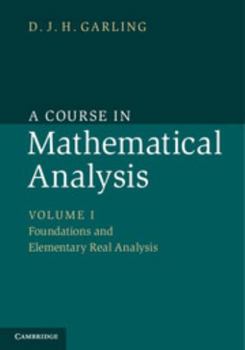 Paperback A Course in Mathematical Analysis Book