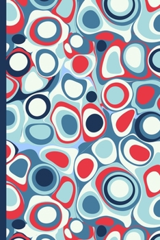 Weekly Planner: A Week to View Diary and Organiser - Monday Start with Abstract Nautical Marbled Cover Art