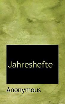 Paperback Jahreshefte [German] Book