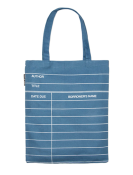 Misc. Supplies Library Card (Denim) Tote Bag Book