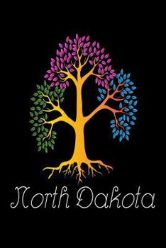 Paperback North Dakota: Tree Of Life ND US State Gift Notebook Book