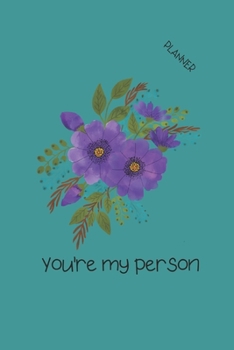 Paperback You're My Person: 5 Year Monthly Planner & Calendar Book