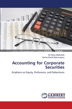 Paperback Accounting for Corporate Securities Book