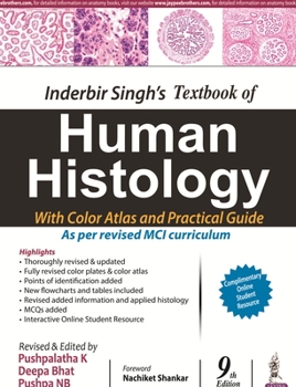 Inderbir Singhs Textbook of Human Histology With Colour Atlas and Practical Guide