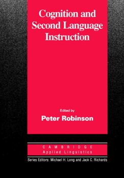 Paperback Cognition and Second Language Instruction Book