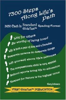 Paperback 7300 Steps Along Life's Path: 3650 Each in Standard/Glidetext Book