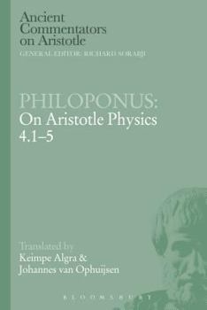 Paperback Philoponus: On Aristotle Physics 4.1-5 Book