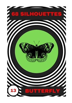 Paperback Butterfly: 68 Silhouettes Book