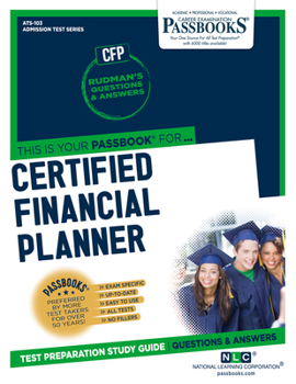 Paperback Certified Financial Planner (Cfp) (Ats-103): Passbooks Study Guide Volume 103 Book