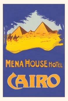 Paperback Vintage Journal Mena House Hotel, Cairo, Pyramids Book