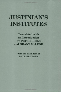 Paperback Justinian's "Institutes" Book