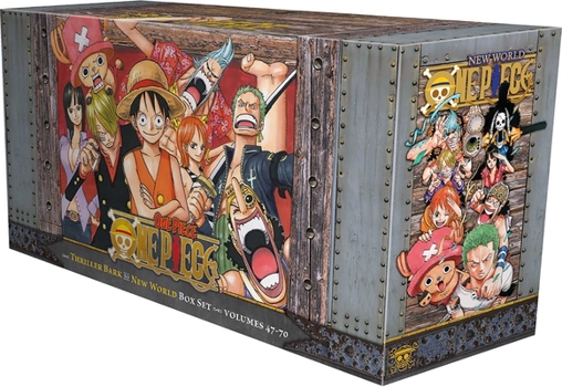 Paperback One Piece Box Set 3: Thriller Bark to New World: Volumes 47-70 with Premium Book