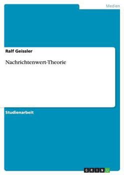 Paperback Nachrichtenwert-Theorie [German] Book