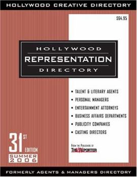 Paperback Hollywood Representation Directory 31st Edition Book