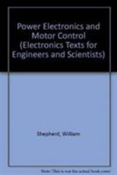 Hardcover Power Electronics and Motor Control Book