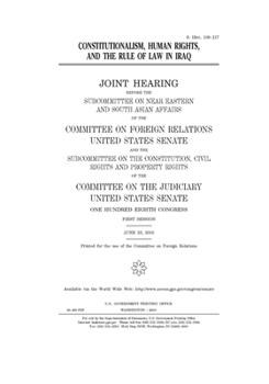 Constitutionalism, human rights, and the rule of law in Iraq