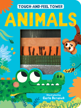 Board book Touch-And-Feel Tower Animals Book