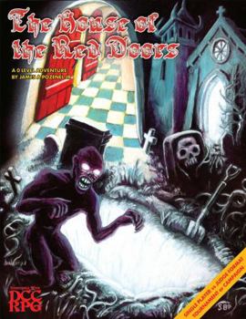 Paperback The House of the Red Doors (DCC RPG Adventure) Book
