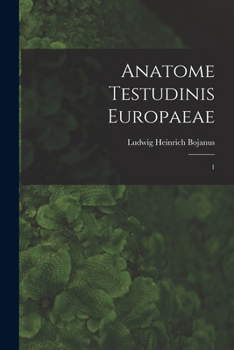 Paperback Anatome testudinis Europaeae: 1 [Latin] Book