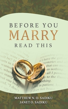 Hardcover Before You Marry: Read This Book